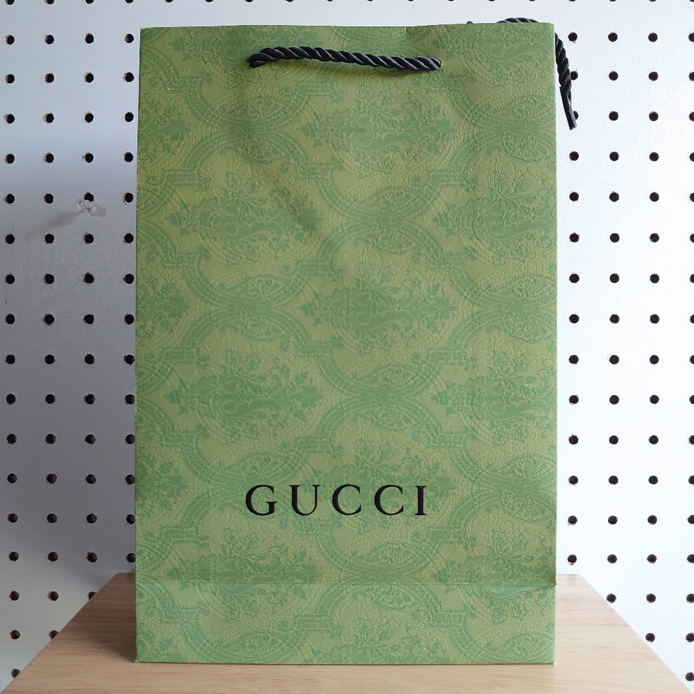 Gucci Gift Bag Green & Black
